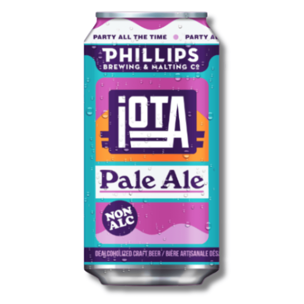 iOTA Non - Alcoholic Pale Ale Craft Beer 355ml | Phillips Brewing & Malting Co | Craftzero
