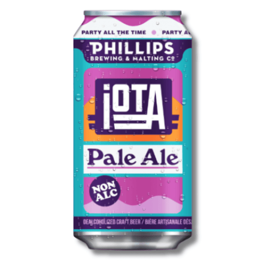 iOTA Non - Alcoholic Pale Ale Craft Beer 355ml | Phillips Brewing & Malting Co | Craftzero