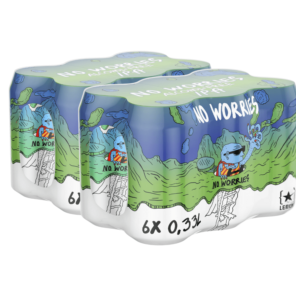 Lervig No Worries Alcohol-Free Beer Original 330ml - Lervig - Craftzero