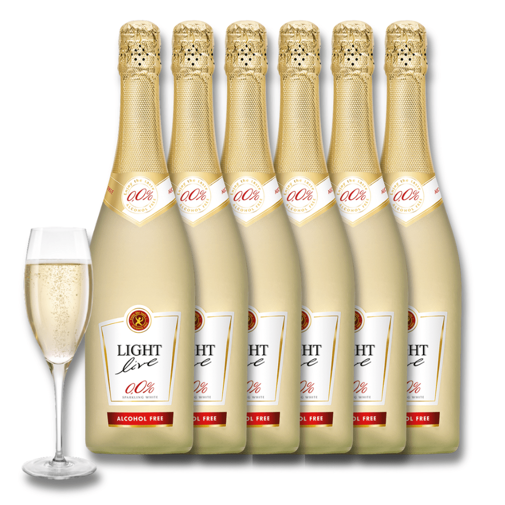 LIGHT live Sparkling White 0.0% 750ml | LIGHT live | Craftzero