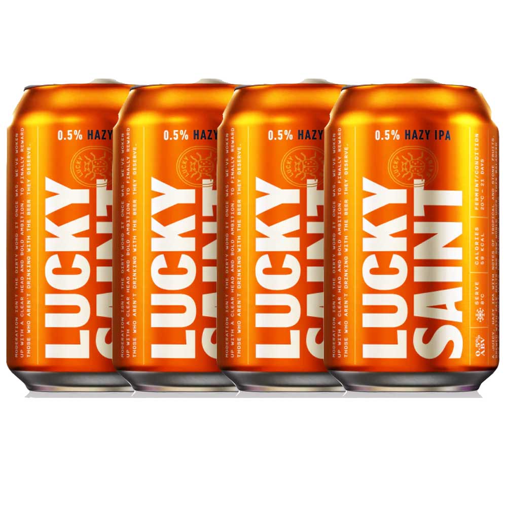 Lucky Saint Non-Alcoholic HAZY IPA 330ml ***BBD 02/26*** - Lucky Saint - Craftzero