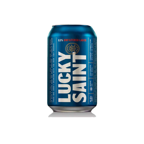 Lucky Saint Unfiltered Lager 330ml - Zero Beer - Lucky Saint - Craftzero