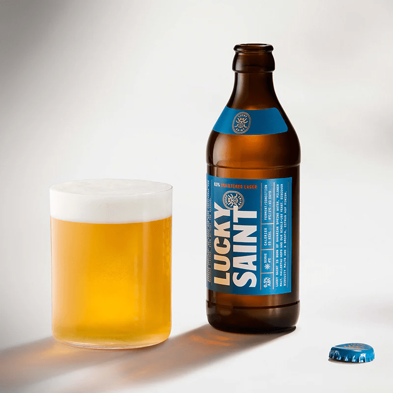 Lucky Saint Unfiltered Lager + Hazy IPA Bundle (16 Bottles) | Modus Brewing | Craftzero