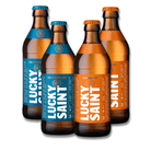 Lucky Saint Unfiltered Lager + Hazy IPA Bundle (16 Bottles) | Modus Brewing | Craftzero