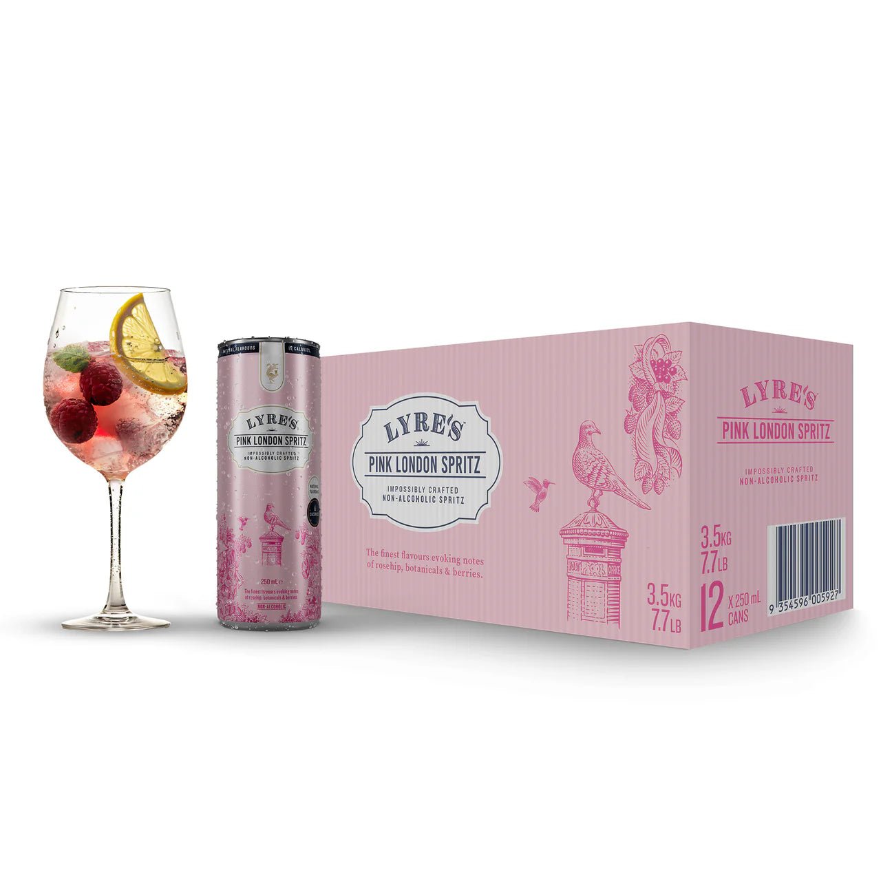 Lyre's RTD Pink London Spritz 250mL | Lyres | Craftzero
