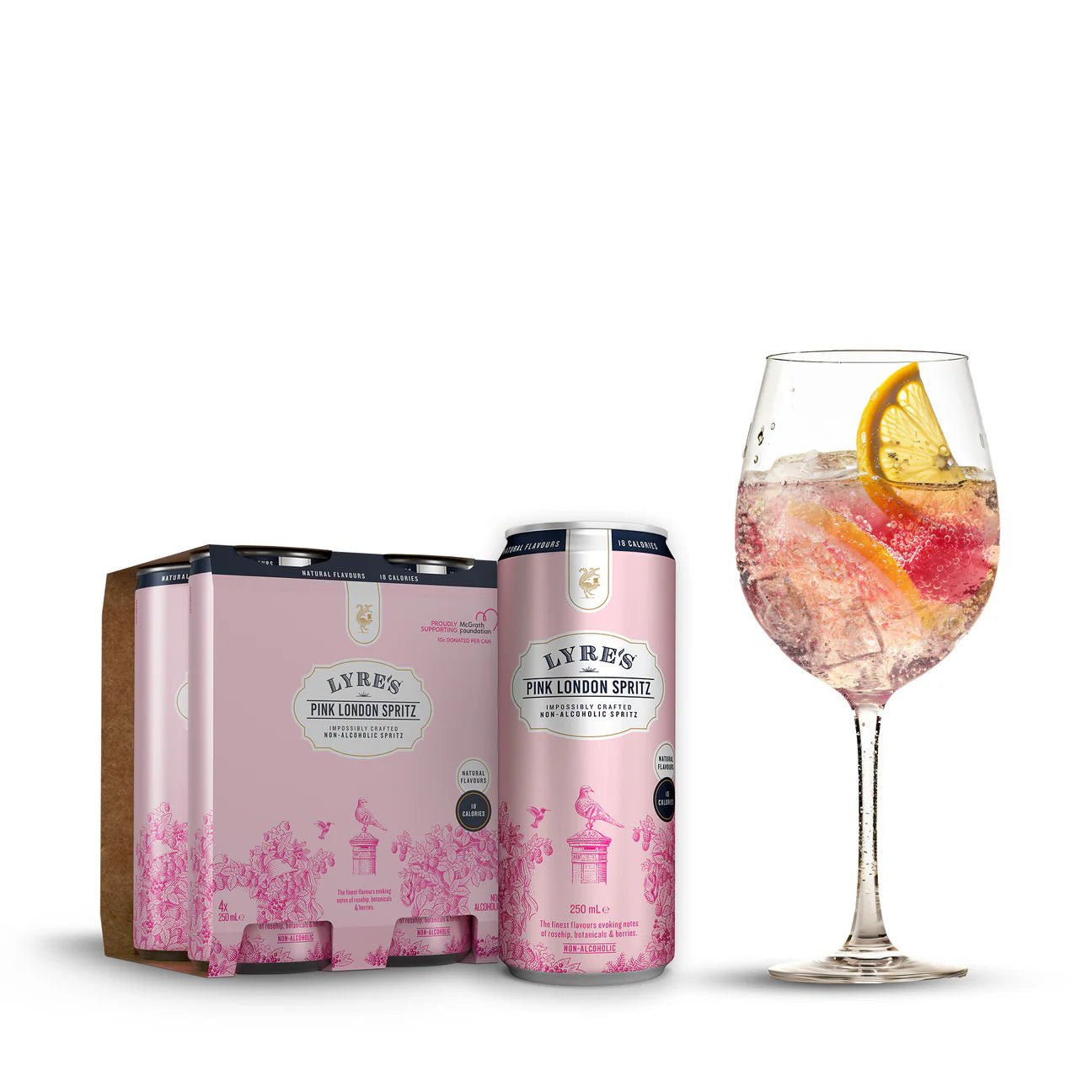 Lyre's RTD Pink London Spritz 250mL | Lyres | Craftzero