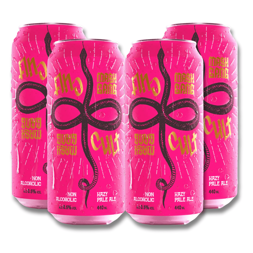 Mash Gang Cult - Non Alcoholic Hazy Pale Ale 440ml ***BBD 12/25*** - Mash Gang - Craftzero