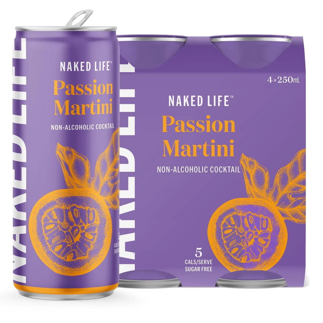 Naked Life Non - Alcoholic Passion Martini 250mL | Naked Life | Craftzero