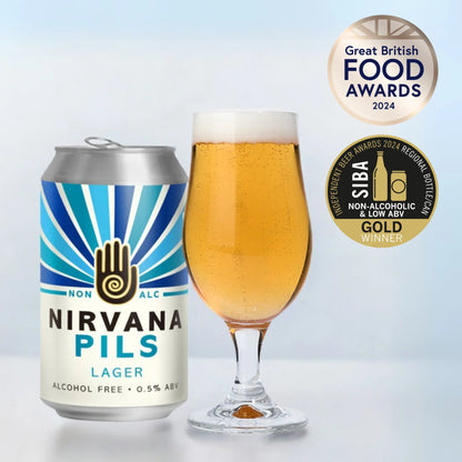 Nirvana Non Alcoholic German Pils 330ml - Nirvana - Craftzero