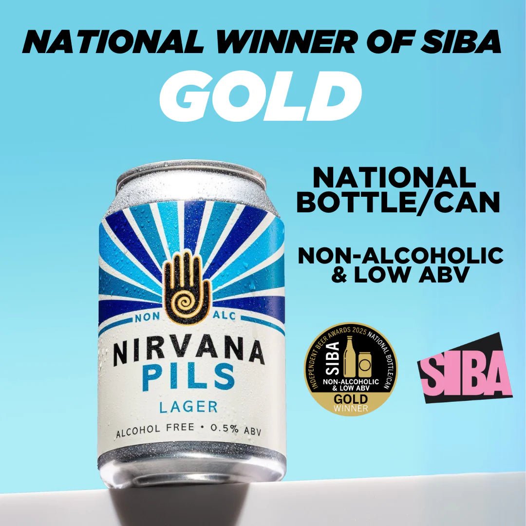 Nirvana Non Alcoholic German Pils 330ml - Nirvana - Craftzero