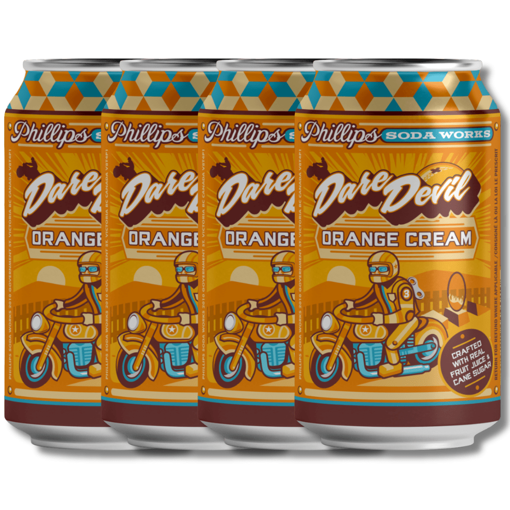 Phillips Soda Works Dare Devil Orange Cream 355ml - Phillips Soda Works - Craftzero