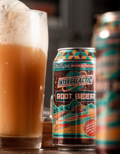 Phillips Soda Works Intergalactic Root Beer 355ml - Phillips Soda Works - Craftzero