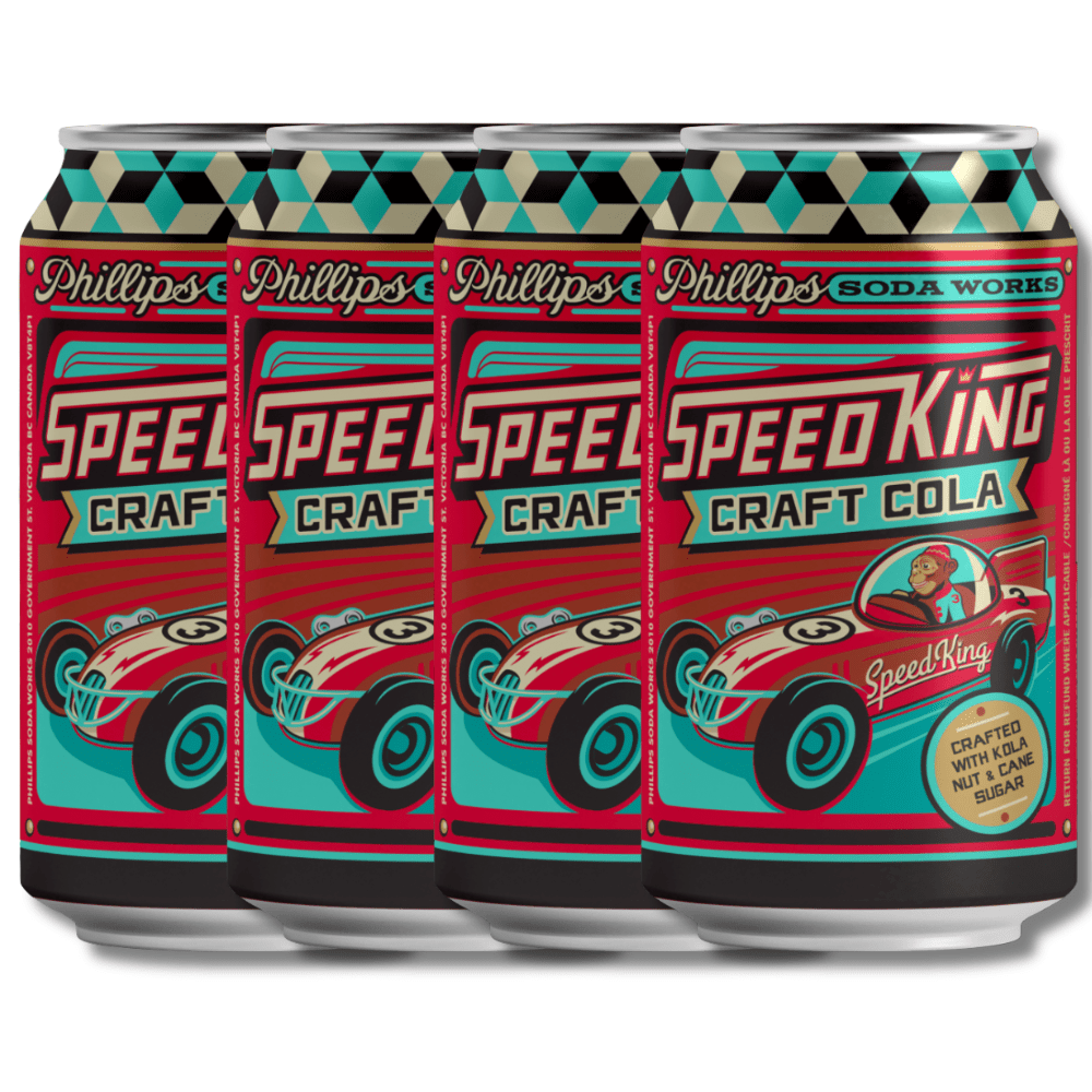 Phillips Soda Works Speed King Craft Cola 355ml | Phillips Soda Works | Craftzero