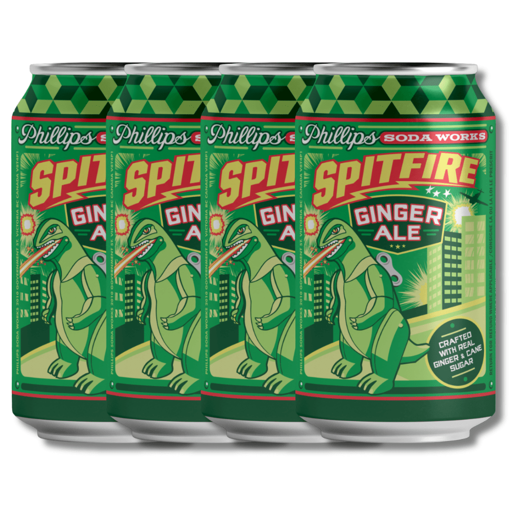 Phillips Soda Works Spitfire Ginger Ale 355ml - Phillips Soda Works - Craftzero