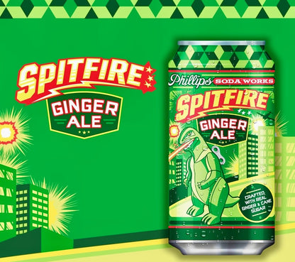 Phillips Soda Works Spitfire Ginger Ale 355ml - Phillips Soda Works - Craftzero