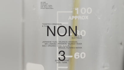 NON 3 Toasted Cinnamon & Yuzu 750mL