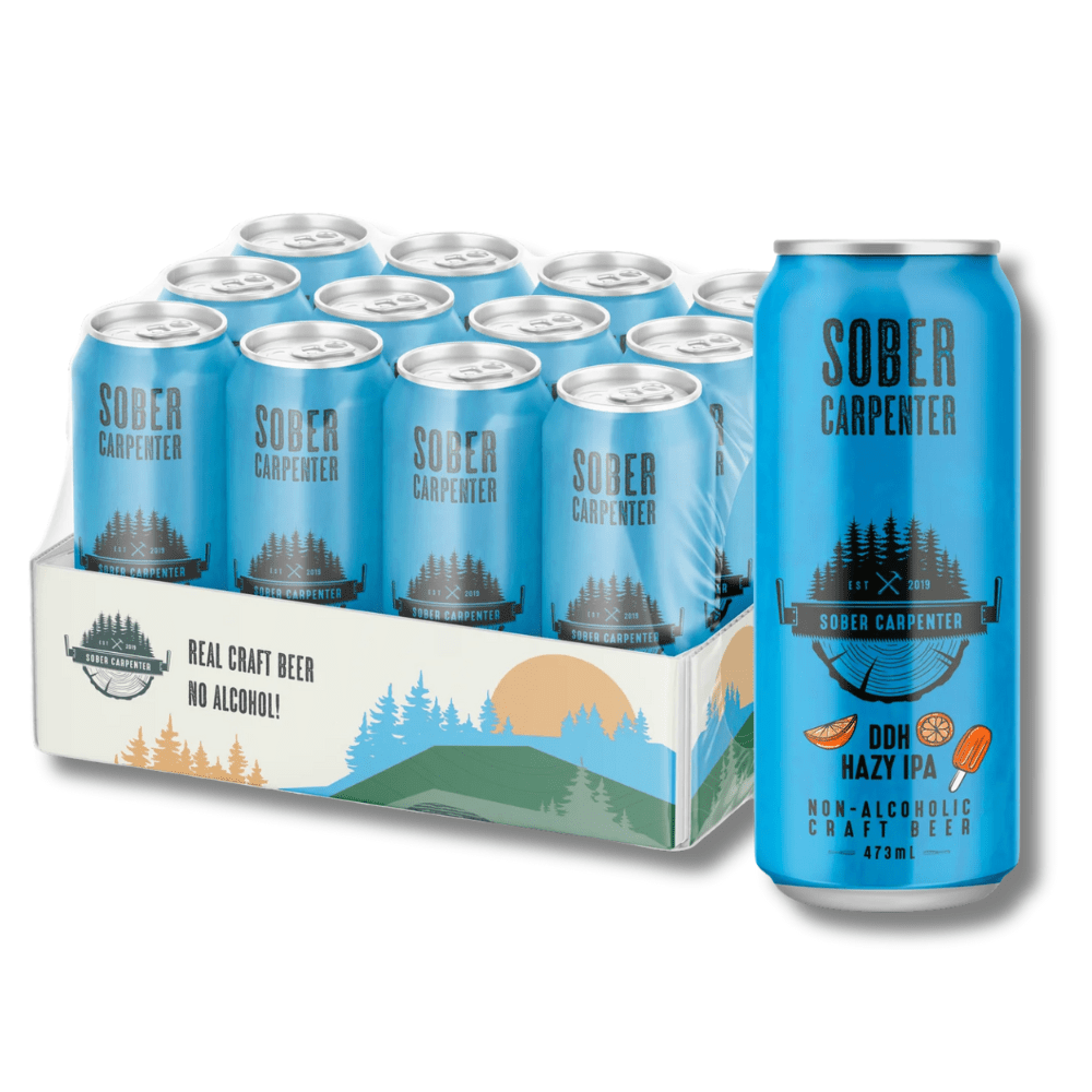 Sober Carpenter DDH Hazy IPA Non Alcoholic Craft Beer 473ml | Sober Carpenter | Craftzero
