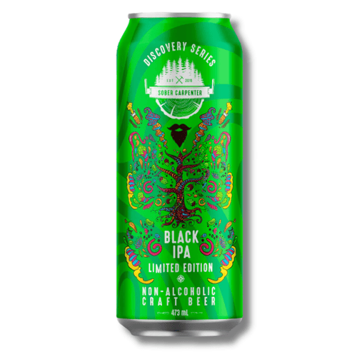 Sober Carpenter Non Alcoholic Limited Edition Black IPA 473ml - Sober Carpenter - Craftzero
