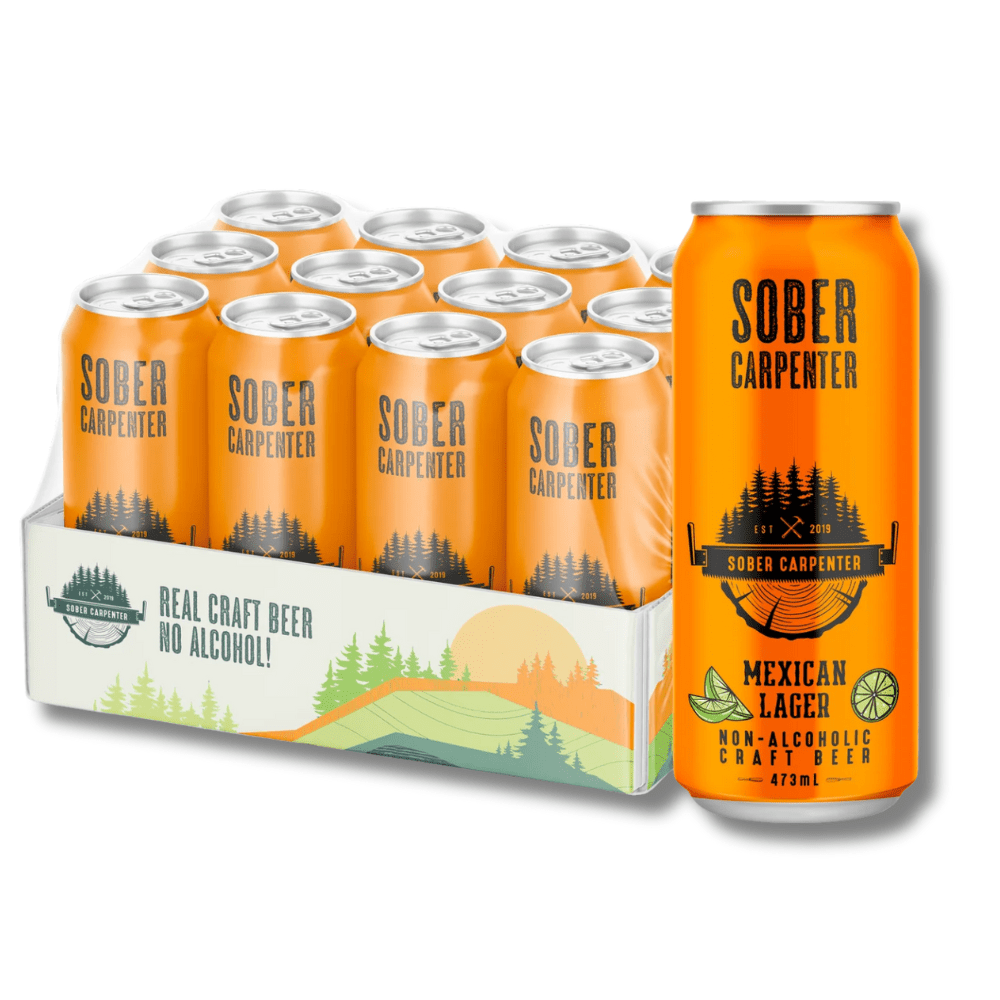 Sober Carpenter Non Alcoholic Mexican Lager 473ml - Sober Carpenter - Craftzero