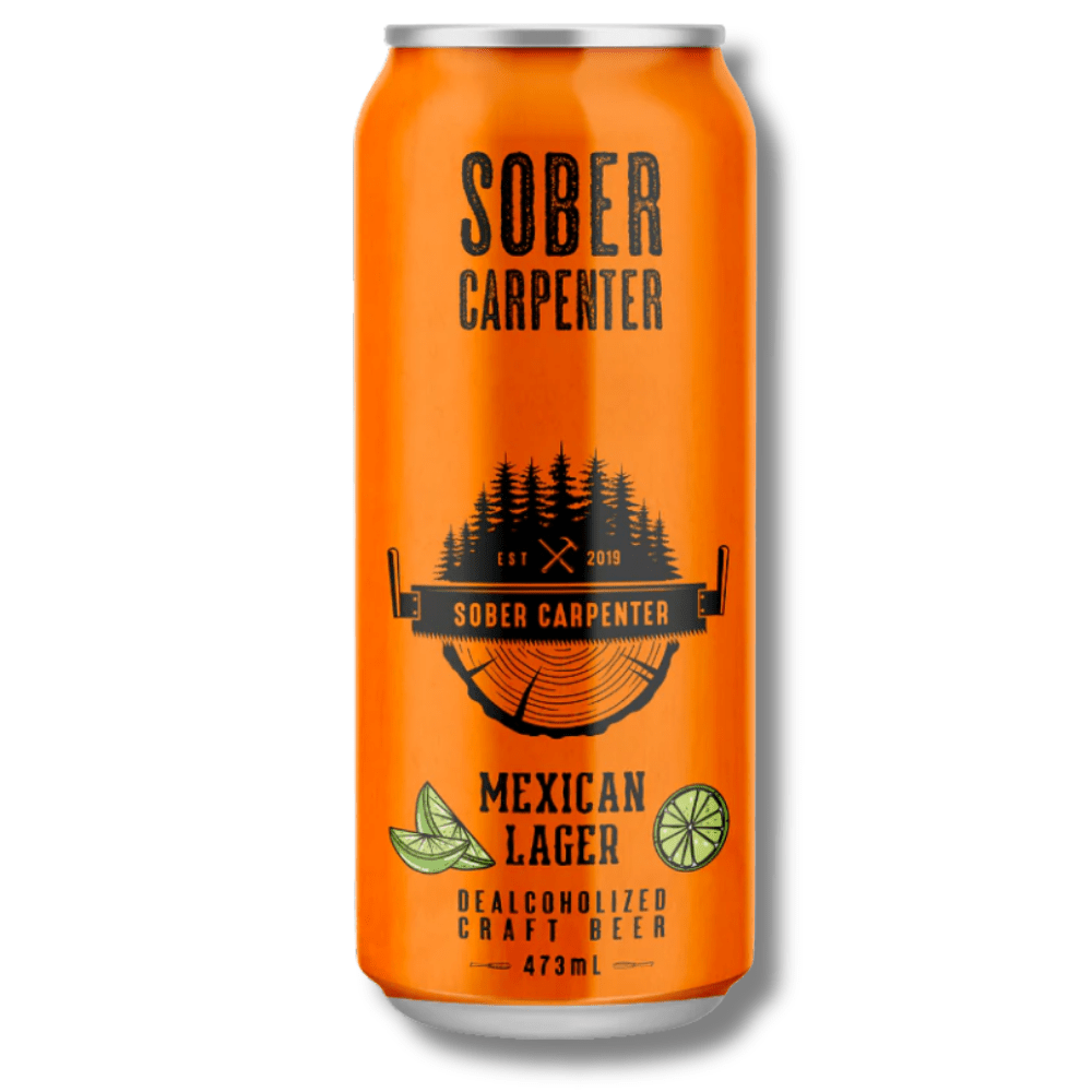 Sober Carpenter Non Alcoholic Mexican Lager 473ml - Sober Carpenter - Craftzero