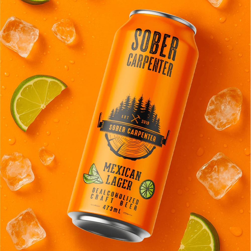 Sober Carpenter Non Alcoholic Mexican Lager 473ml - Sober Carpenter - Craftzero