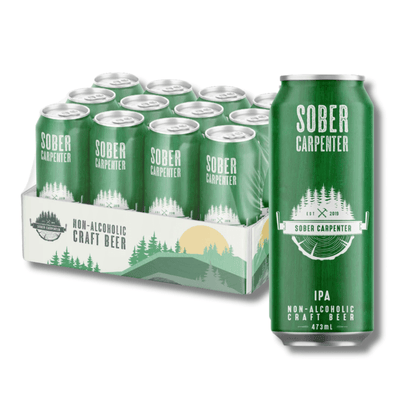 Sober Carpenter West Coast IPA Non Alcoholic Beer 473ml - Sober Carpenter - Craftzero