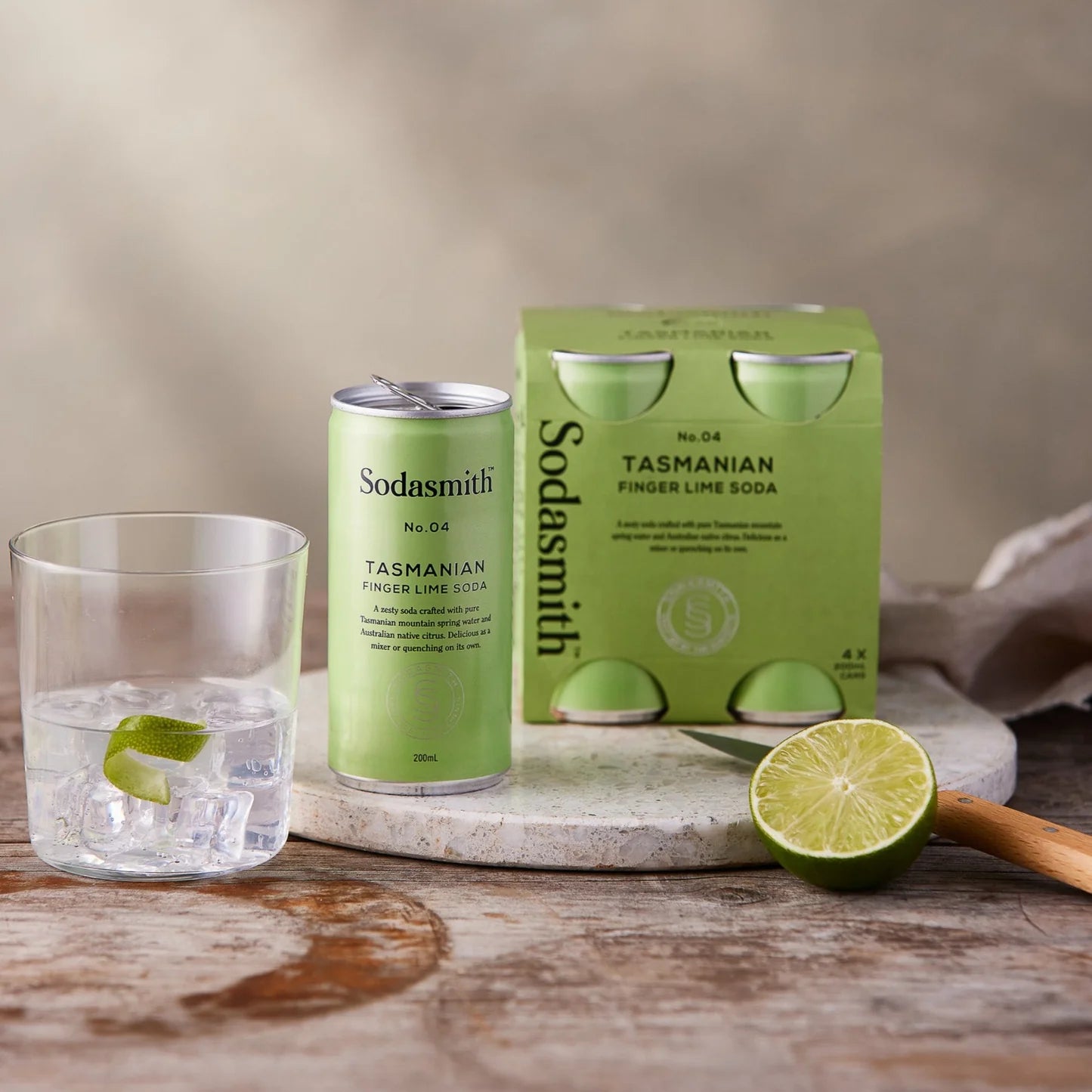 Sodasmith No. 04 Finger Lime Soda Water 200ml | Sodasmith | Craftzero