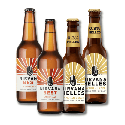 The Nirvana Perfect Pour Duo ( 12 x 500ml Non-Alcoholic Beer) - Nirvana - Craftzero