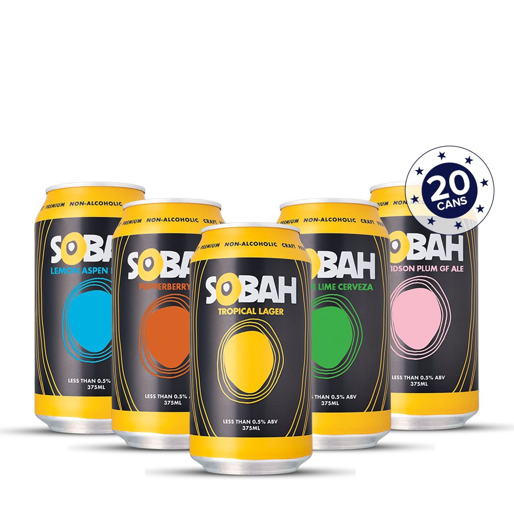 The SOBAH Experience Bundle: Five Brews, Infinite Flavours | Sobah Beverages | Craftzero