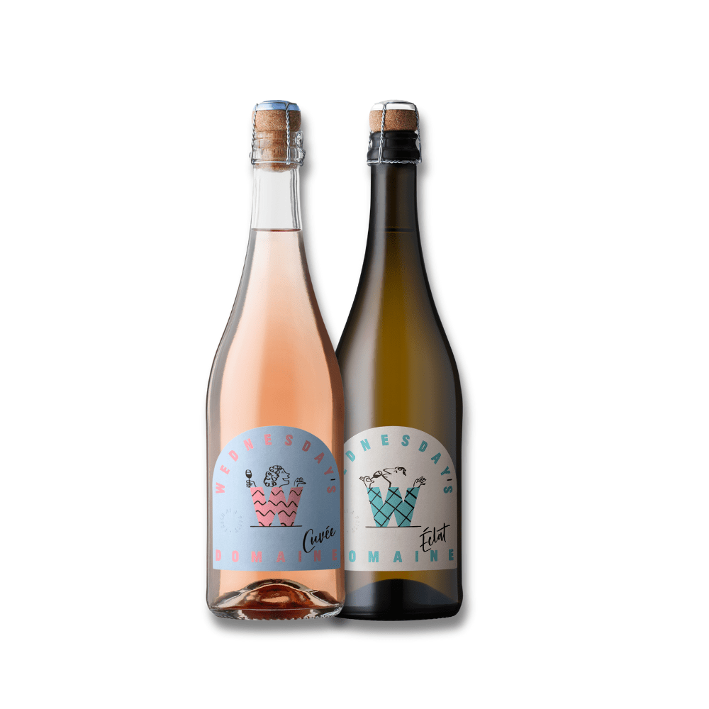 Wednesday’s Domaine Alcohol Free Sparkling Duo (2 x 750ml) - Wednesday’s Domaine - Craftzero
