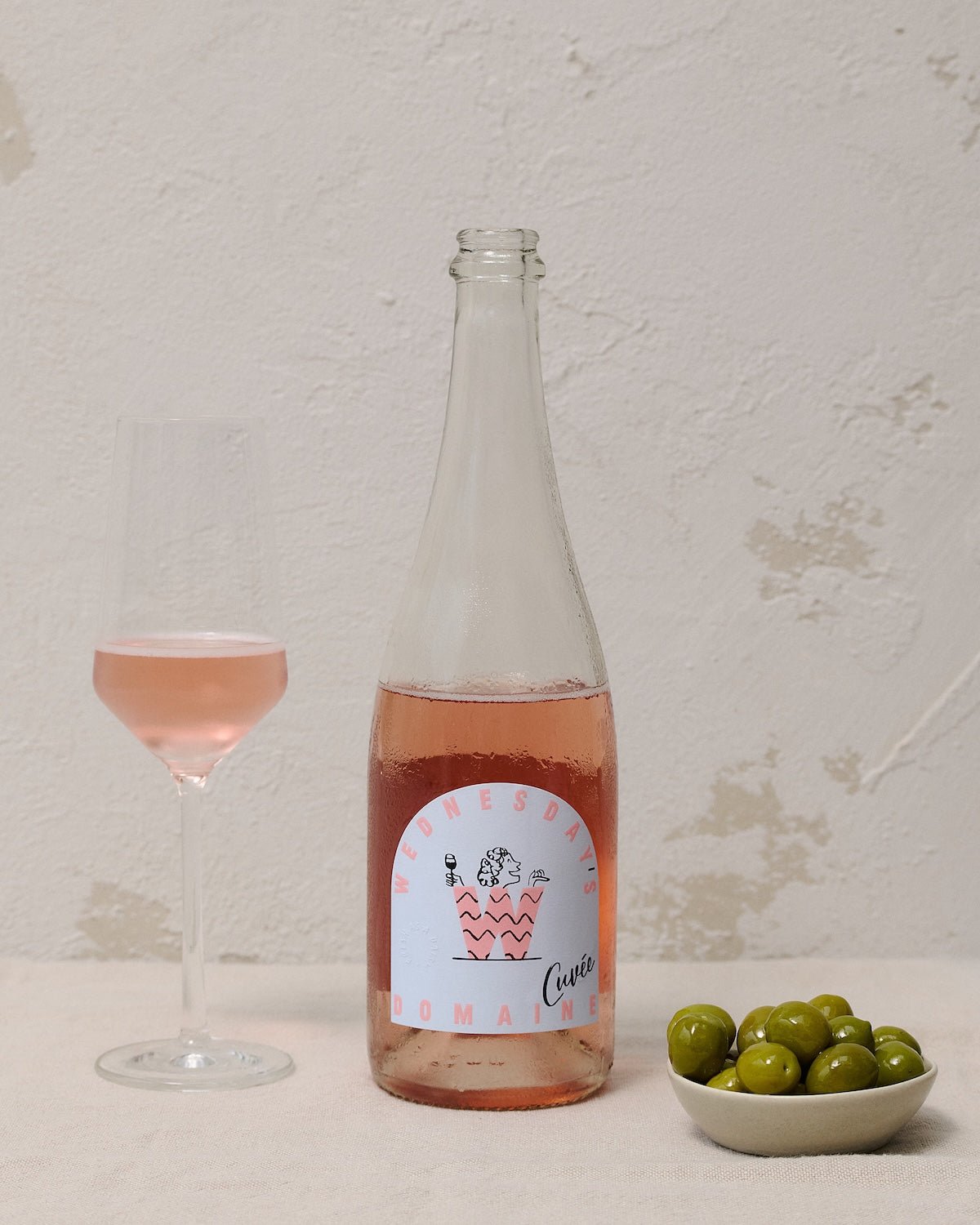 Wednesday’s Domaine Cuvee - Alcohol-Free Sparkling Rose Wine - 750ml - Wednesday’s Domaine - Craftzero