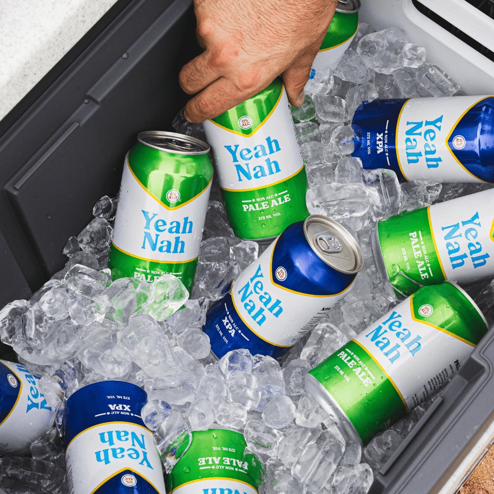 Yeah Nah Non-Alcoholic Mixed Case – Pale Ale & XPA (24 Pack) + FREE TRUCKERS HAT - Yeah Nah Beer - Craftzero