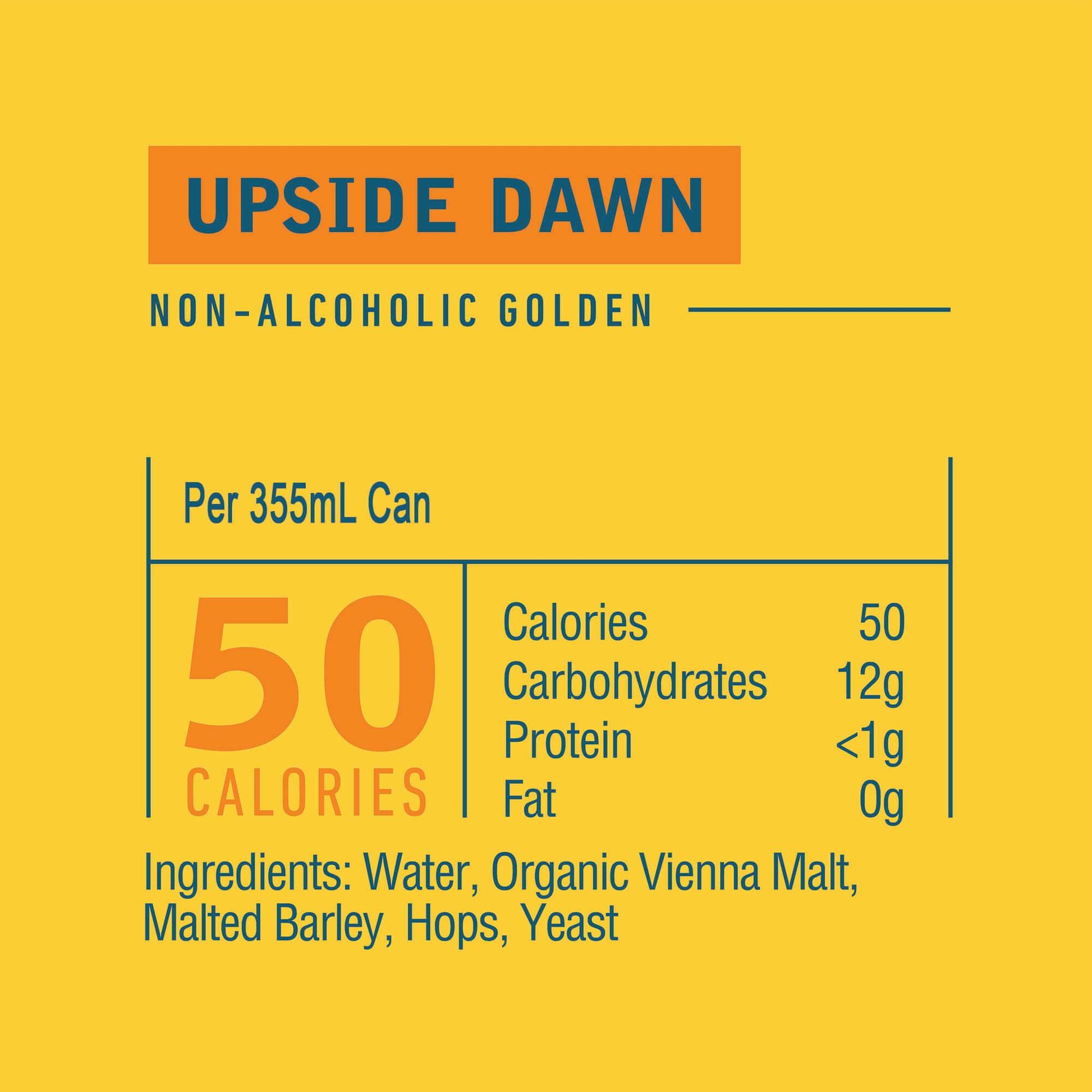 Athletic Brew Co. Upside Dawn Golden Ale 355mL - Athletic Brewing Co. - Craftzero