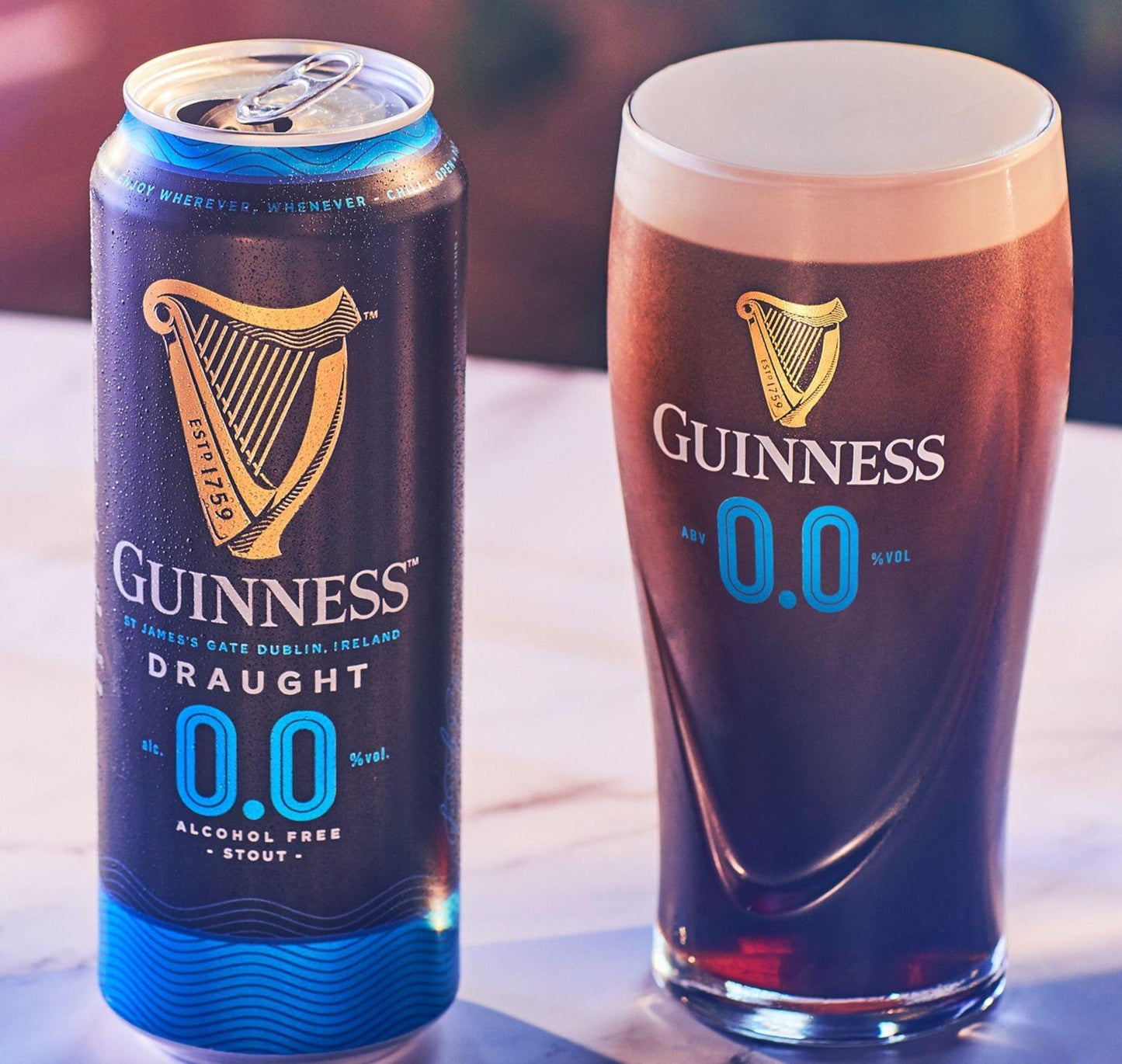 Guinness Draught 0.0 Non-Alcoholic Stout 440mL - Guinness - Craftzero