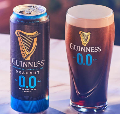 Guinness Draught 0.0 Non-Alcoholic Stout 440mL - Guinness - Craftzero