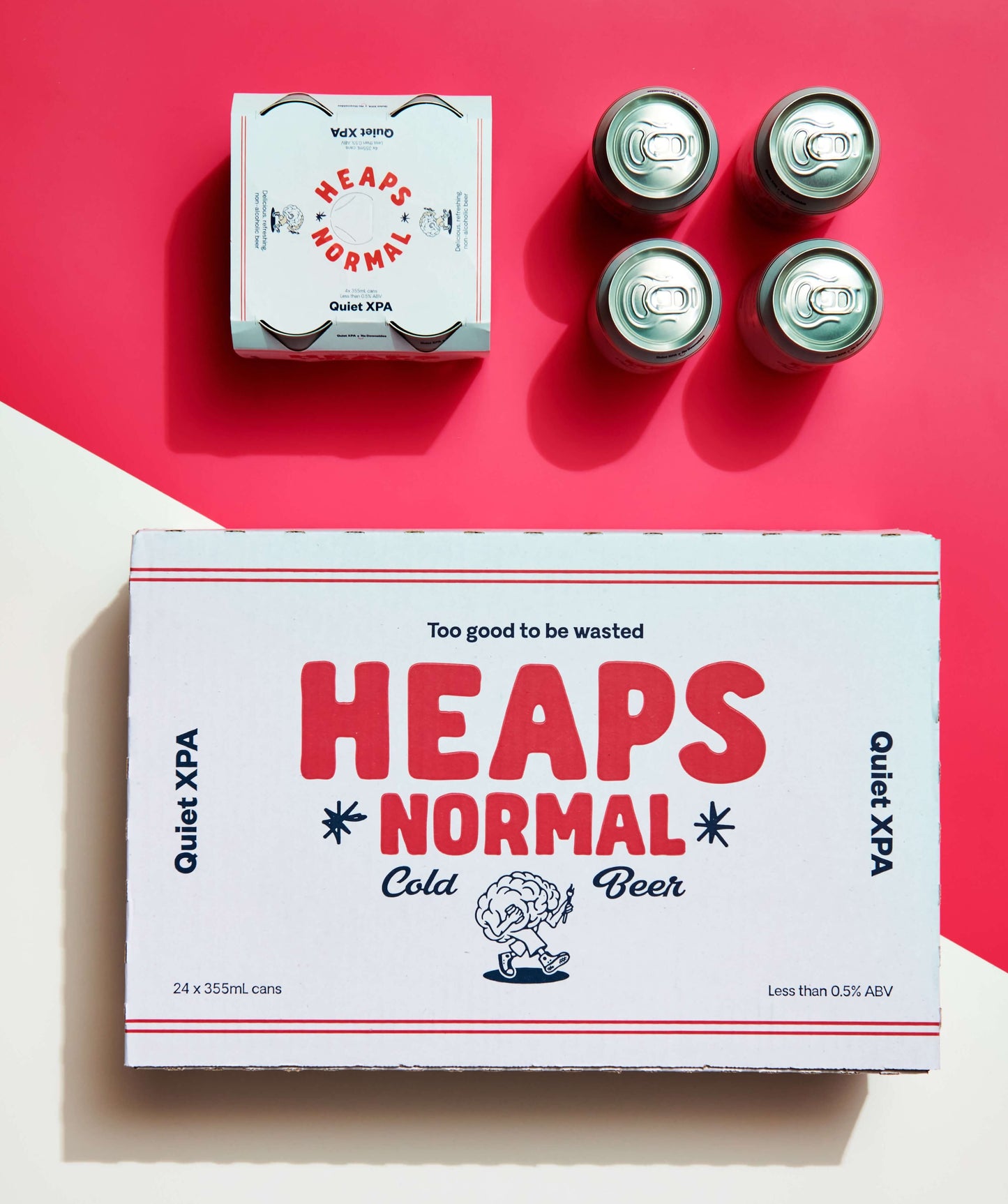 Heaps Normal Quiet XPA Non-Alcoholic Beer 375ml - Heaps Normal - Craftzero