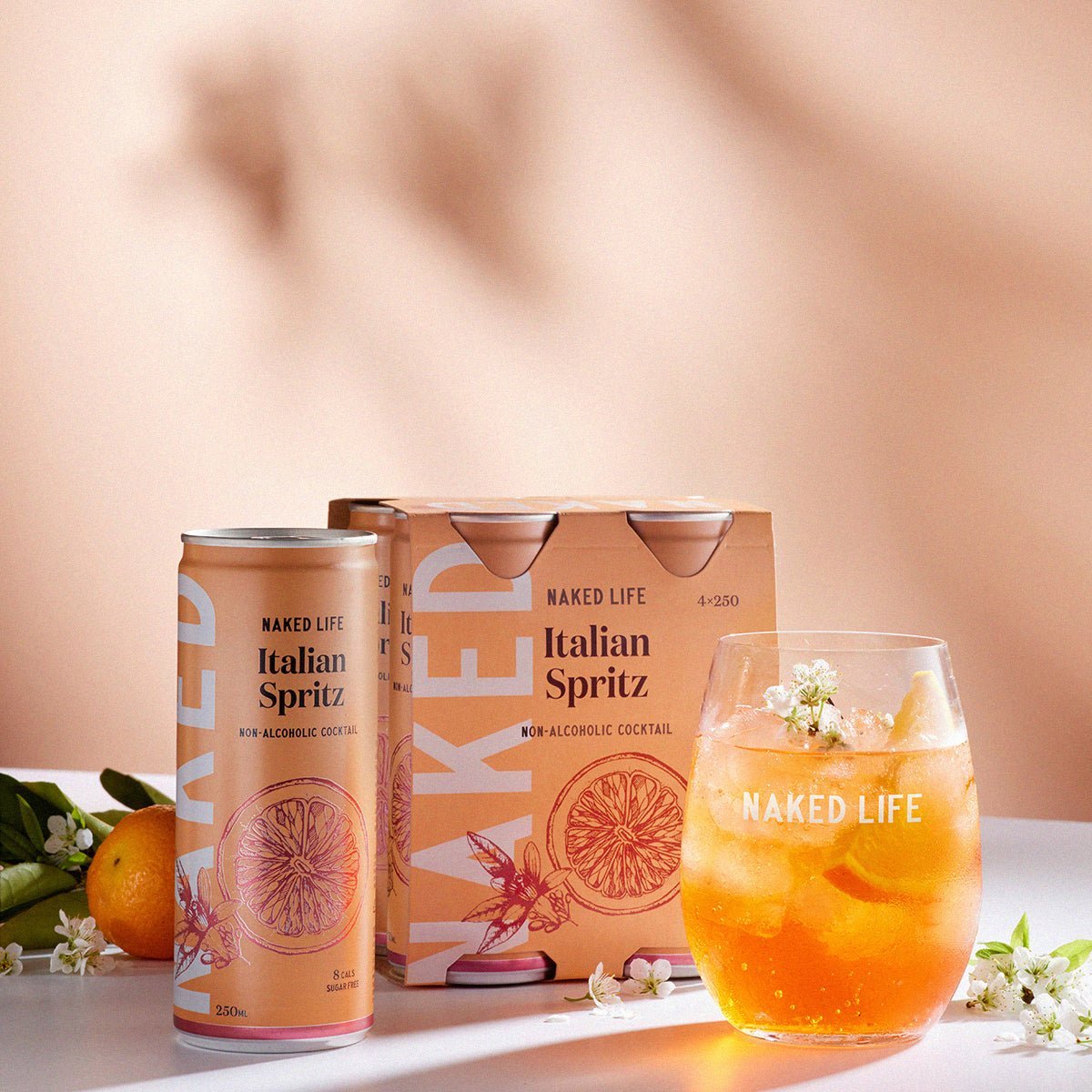 Naked Life Non Alcoholic Italian Spritz 250ml - Naked Life - Craftzero