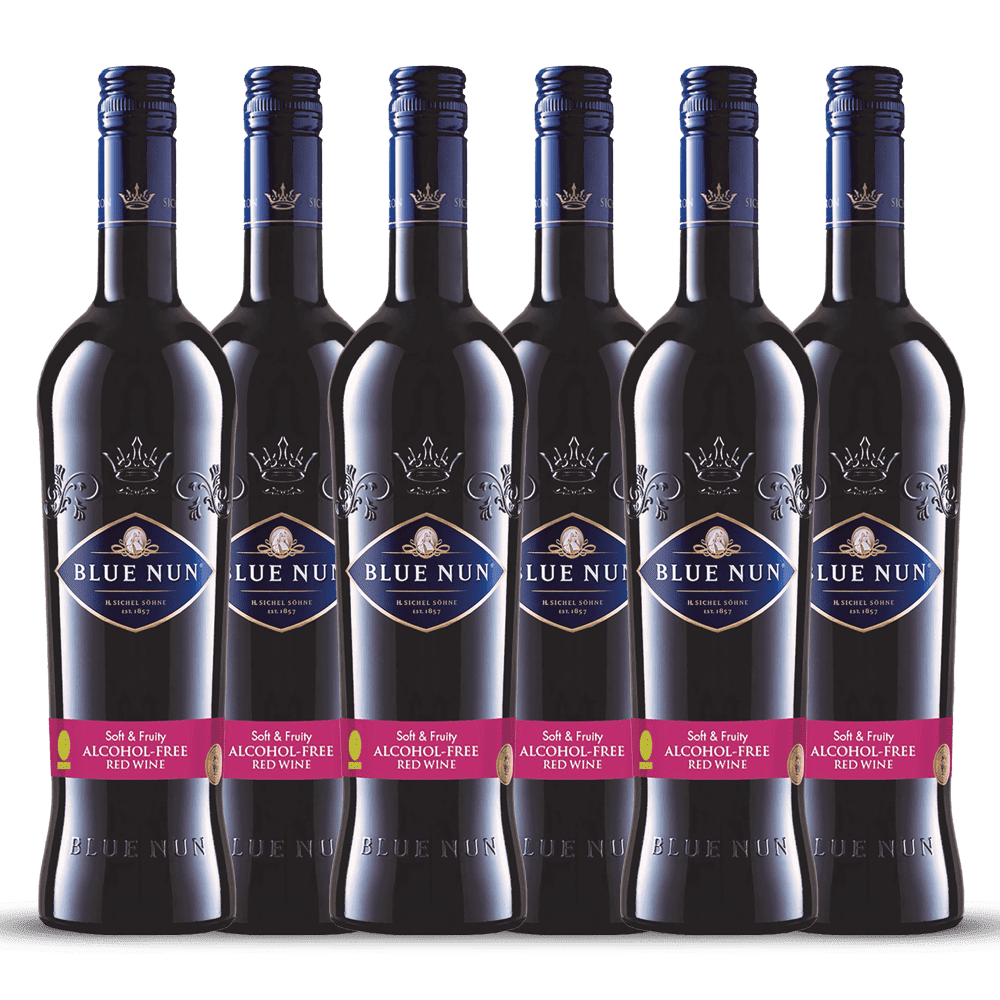 Blue Nun Non-Alcoholic Soft & Fruity Red Wine 750mL - Blue Nun - Craftzero