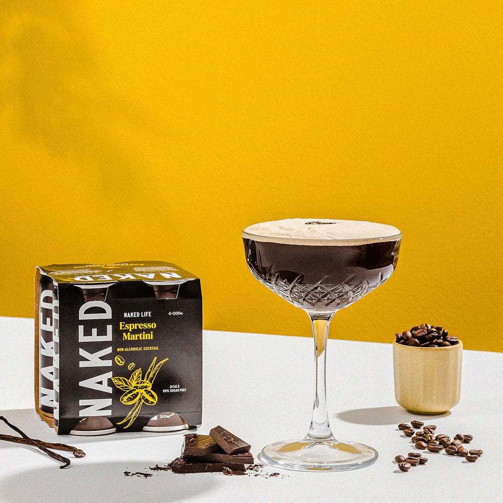 Naked Life Non Alcoholic Cocktail Espresso Martini 200mL - Naked Life - Craftzero