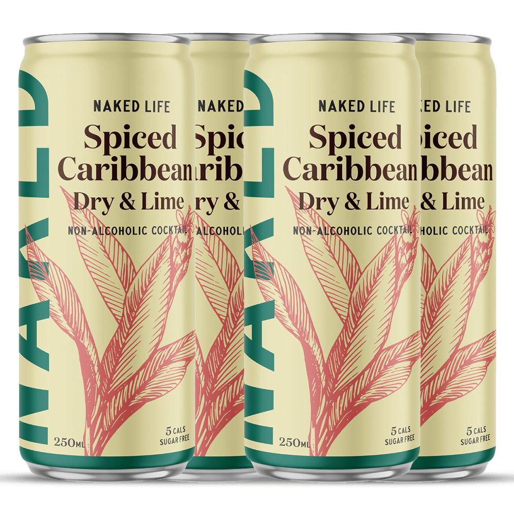 Naked Life Non Alcoholic Spiced Caribbean Cane Dry & Lime 250mL - Naked Life - Craftzero