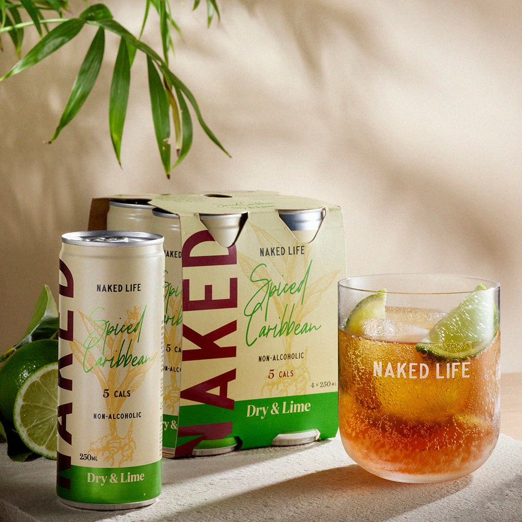 Naked Life Spiced Caribbean Cane Dry & Lime 250mL | Naked Life | Craftzero