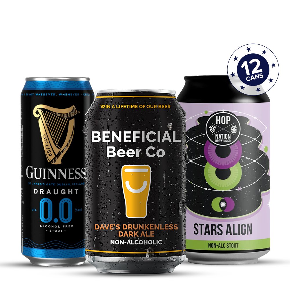 Stout Lovers' Selection - Beneficial, Hop Nation, Guinness 0.0 | Guinness | Craftzero